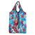 Hawaii Christmas Grocery Bag Santa Claus Surfing Kakau Tropical Style