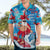 Hawaii Christmas Hawaiian Shirt Santa Claus Surfing Kakau Tropical Style LT01 - Polynesian Pride