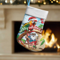 Hawaii Santa Parrot Christmas Stocking Summer Vibe - Polynesian Pride