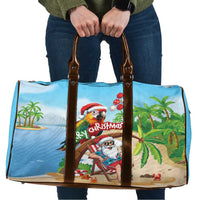 Hawaii Santa Parrot Christmas Travel Bag Summer Vibe - Polynesian Pride