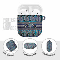 Maori Matariki AirPods Case Blue Galaxy Aesthetic Koru Art