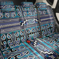 Maori Matariki Back Car Seat Cover Blue Galaxy Aesthetic Koru Art