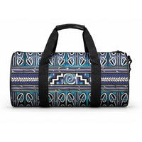 Maori Matariki Duffle Bag Blue Galaxy Aesthetic Koru Art LT01 One size Blue - Polynesian Pride