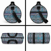 Maori Matariki Duffle Bag Blue Galaxy Aesthetic Koru Art LT01 - Polynesian Pride