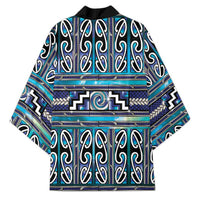 Maori Matariki Kimono Blue Galaxy Aesthetic Koru Art