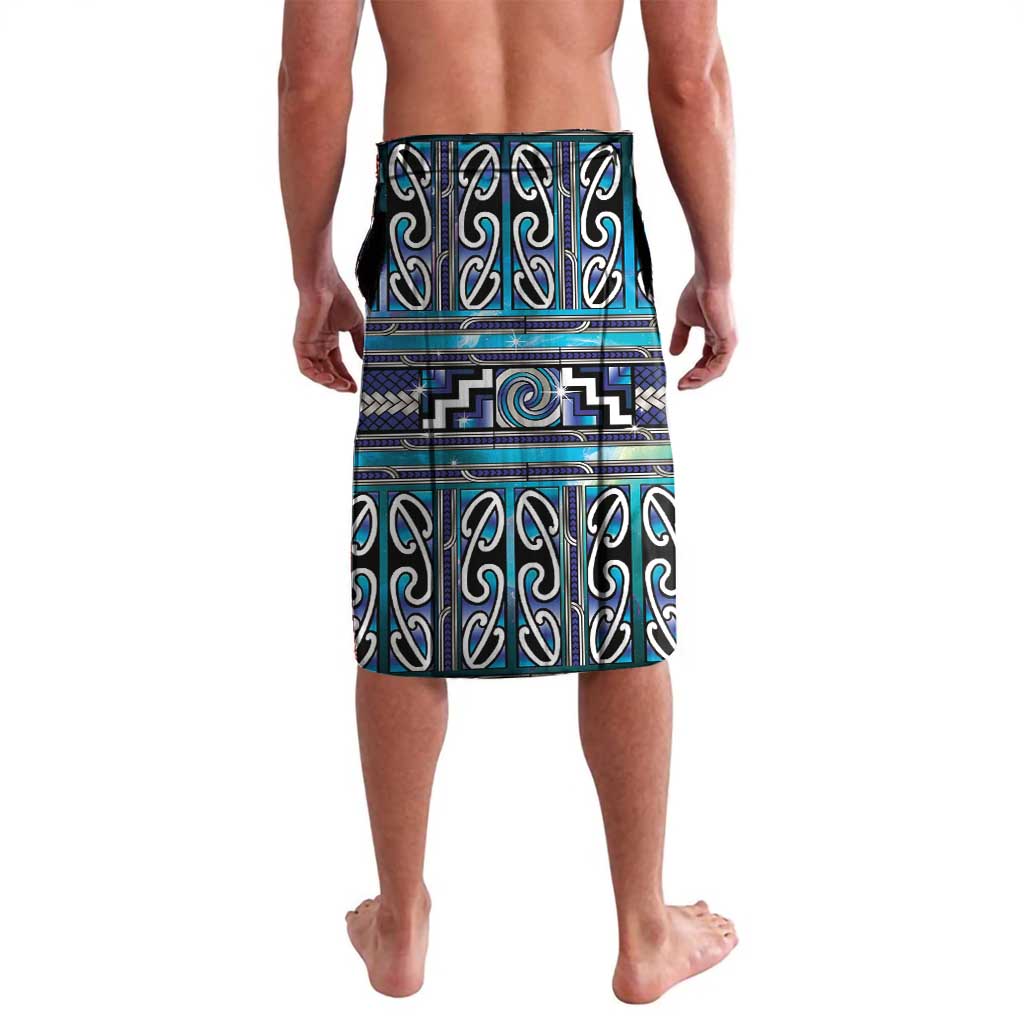 Maori Matariki Lavalava Blue Galaxy Aesthetic Koru Art