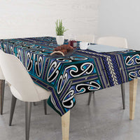 Maori Matariki Tablecloth Blue Galaxy Aesthetic Koru Art
