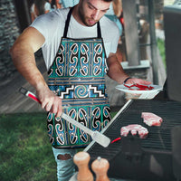 Maori Matariki Apron Green Galaxy Aesthetic Koru Art