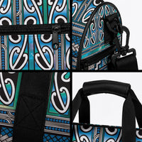 Maori Matariki Duffle Bag Green Galaxy Aesthetic Koru Art LT01 - Polynesian Pride