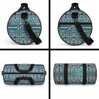 Maori Matariki Duffle Bag Green Galaxy Aesthetic Koru Art LT01 - Polynesian Pride