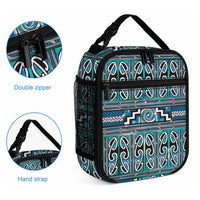Maori Matariki Lunch Bag Green Galaxy Aesthetic Koru Art LT01 - Polynesian Pride