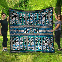 Maori Matariki Quilt Green Galaxy Aesthetic Koru Art
