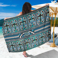 Maori Matariki Sarong Green Galaxy Aesthetic Koru Art