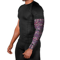 Maori Matariki Arm Sleeves Pink Galaxy Aesthetic Koru Art