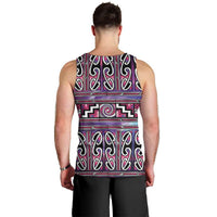 Maori Matariki Men Tank Top Pink Galaxy Aesthetic Koru Art