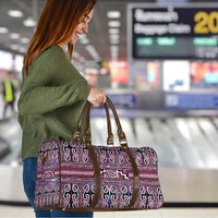 Maori Matariki Travel Bag Pink Galaxy Aesthetic Koru Art