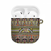 Maori Matariki AirPods Case Yellow Galaxy Aesthetic Koru Art