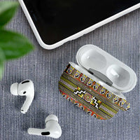 Maori Matariki AirPods Case Yellow Galaxy Aesthetic Koru Art