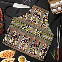 Maori Matariki Apron Yellow Galaxy Aesthetic Koru Art