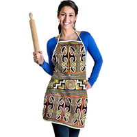 Maori Matariki Apron Yellow Galaxy Aesthetic Koru Art