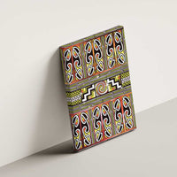 Maori Matariki Canvas Wall Art Yellow Galaxy Aesthetic Koru Art