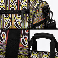 Maori Matariki Duffle Bag Yellow Galaxy Aesthetic Koru Art LT01 - Polynesian Pride