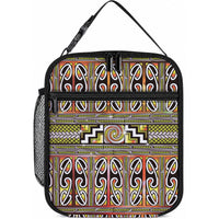 Maori Matariki Lunch Bag Yellow Galaxy Aesthetic Koru Art LT01 10.2 × 8.3 × 4.3 inch Yellow - Polynesian Pride