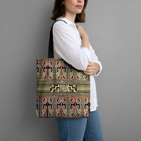 Maori Matariki Tote Bag Yellow Galaxy Aesthetic Koru Art
