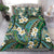 Polynesian Hibiscus Tropical Green Floral Bedding Set Tribal Pattern - Polynesian Pride