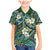 Polynesian Hibiscus Tropical Green Floral Family Matching Mermaid Dress and Hawaiian Shirt Tribal Pattern - Polynesian Pride