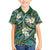 Polynesian Hibiscus Tropical Green Floral Family Matching Tank Maxi Dress and Hawaiian Shirt Tribal Pattern - Polynesian Pride