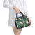 Polynesian Hibiscus Tropical Green Floral Shoulder Handbag Tribal Pattern - Polynesian Pride