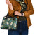 Polynesian Hibiscus Tropical Green Floral Shoulder Handbag Tribal Pattern - Polynesian Pride