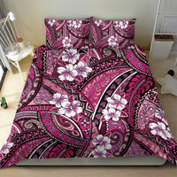 Polynesian Hibiscus Tropical Pink Floral Bedding Set Tribal Pattern - Polynesian Pride