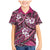 Polynesian Hibiscus Tropical Pink Floral Family Matching Mermaid Dress and Hawaiian Shirt Tribal Pattern - Polynesian Pride