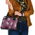 Polynesian Hibiscus Tropical Pink Floral Shoulder Handbag Tribal Pattern - Polynesian Pride