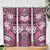 Polynesian Hibiscus Tropical Pink Floral Skinny Tumbler Tribal Pattern - Polynesian Pride