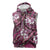 Polynesian Hibiscus Tropical Pink Floral Sleeveless Zip Hoodie Tribal Pattern - Polynesian Pride