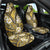Polynesian Hibiscus Tropical Yellow Floral Car Seat Cover Tribal Pattern - Polynesian Pride