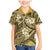 Polynesian Hibiscus Tropical Yellow Floral Family Matching Mermaid Dress and Hawaiian Shirt Tribal Pattern - Polynesian Pride