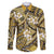 Polynesian Hibiscus Tropical Yellow Floral Family Matching Short Sleeve Bodycon Dress and Hawaiian Shirt Tribal Pattern - Polynesian Pride