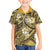 Polynesian Hibiscus Tropical Yellow Floral Family Matching Tank Maxi Dress and Hawaiian Shirt Tribal Pattern - Polynesian Pride