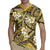 Polynesian Hibiscus Tropical Yellow Floral Rugby Jersey Tribal Pattern - Polynesian Pride