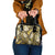 Polynesian Hibiscus Tropical Yellow Floral Shoulder Handbag Tribal Pattern - Polynesian Pride