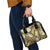 Polynesian Hibiscus Tropical Yellow Floral Shoulder Handbag Tribal Pattern - Polynesian Pride
