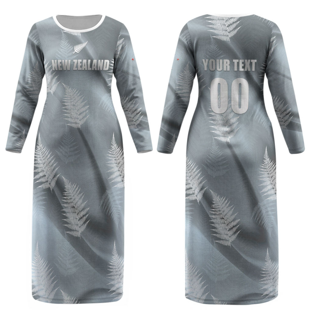 Custom Rugby New Zealand 2026 Couples Matching Long Sleeve Bodycon Dress and Long Sleeve Button Shirt The Fern Go Champions