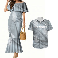 Custom Rugby New Zealand 2026 Couples Matching Mermaid Dress and Hawaiian Shirt The Fern Go Champions
