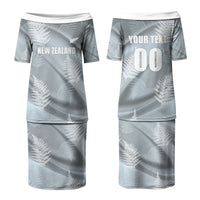 Custom Rugby New Zealand 2026 Couples Matching Puletasi and Hawaiian Shirt The Fern Go Champions