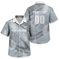 Custom Rugby New Zealand 2026 Family Matching Off The Shoulder Long Sleeve Dress and Hawaiian Shirt The Fern Go Champions