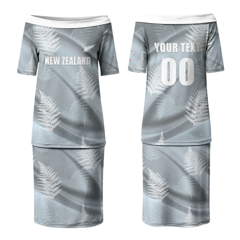 Custom Rugby New Zealand 2026 Family Matching Puletasi and Hawaiian Shirt The Fern Go Champions